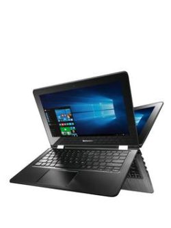 Lenovo Yoga 300 Intel&Reg; Pentium&Reg; Processor. 4Gb Ram, 500Gb Hard Drive, 11.6 Inch Touchscreen 2-In1-Laptop - Laptop With Microsoft Office 365